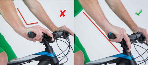 BMX   Straße Mountainbike Fahrrad Zyklus Griff Handbremse Hebel 2-Finger ek 