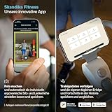 Skandika Ergometer Abisko Weltneuheit | Premium EMS-Widerstand, Smarter Heimtrainer App Steuerung, Automatische Lenker & Satteleinstellung, 36 Widerstandsstufen | Fahrrad Hometrainer für Zuhause - 4