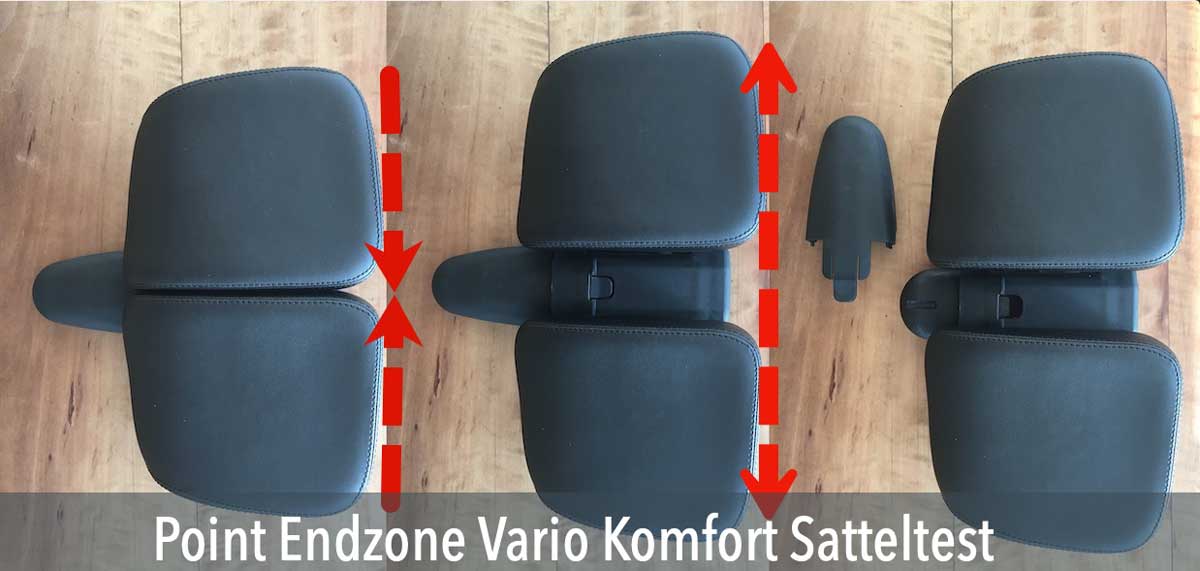 Point Test: Vario Komfort Endzone - Spezialsattel Fahrradsattel