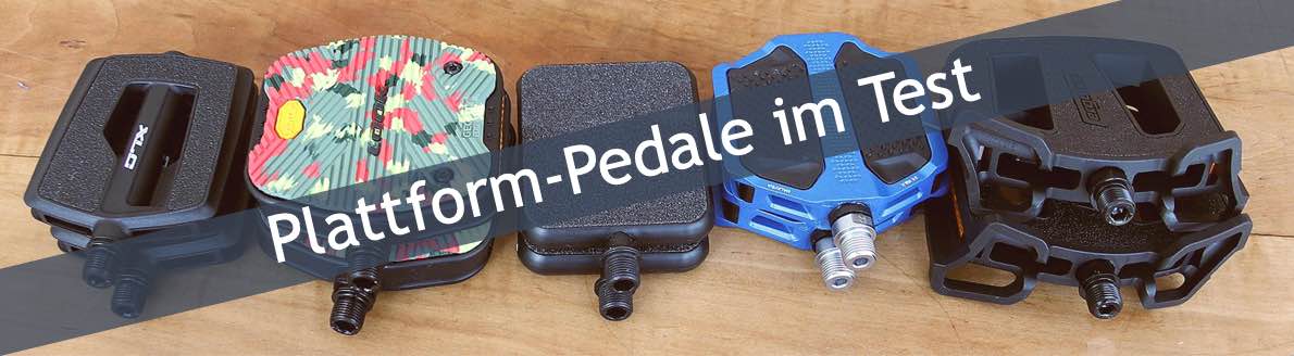 Fahrradpedal-Test: Plattform-Pedale ohne und Pins Metallzacken